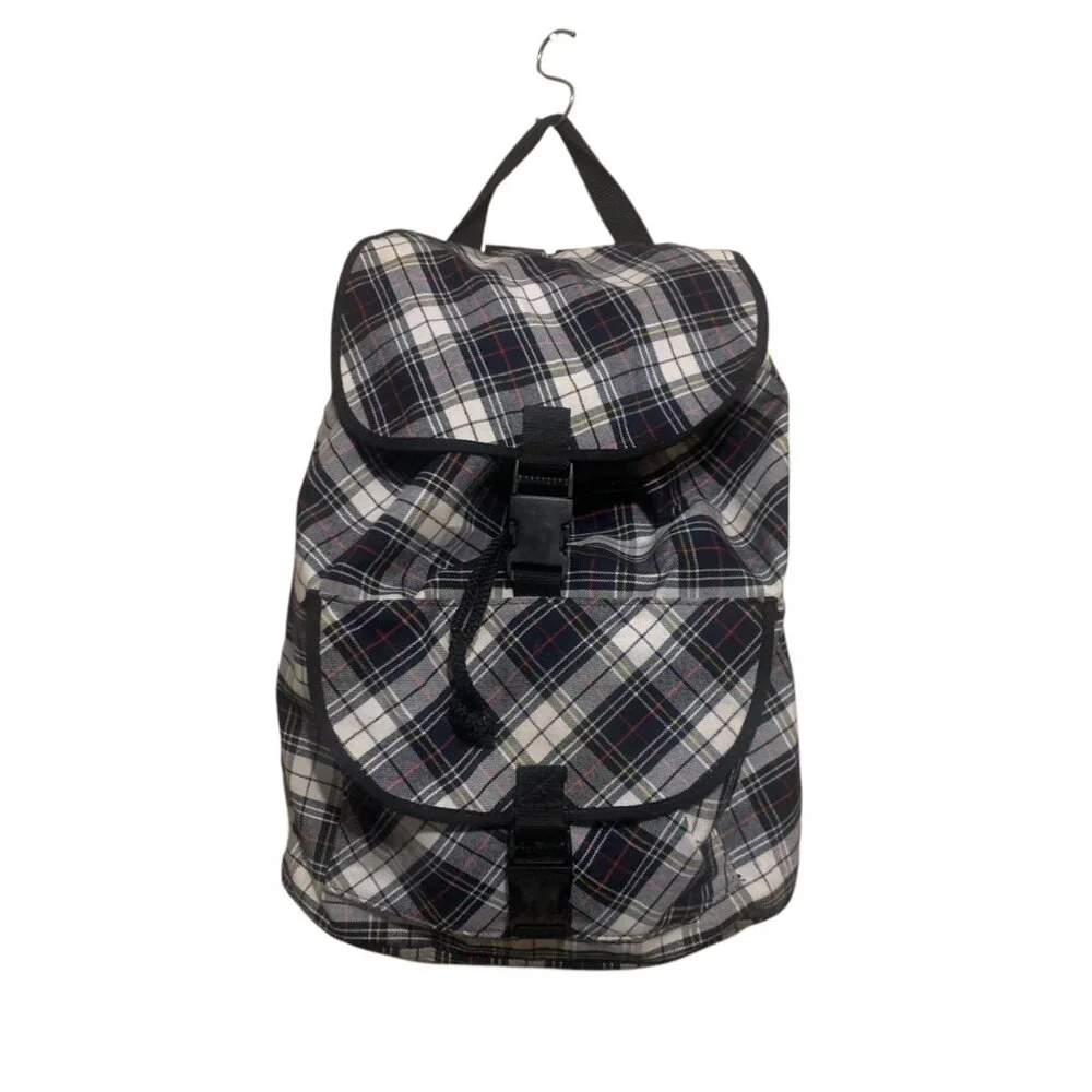 Authentic Private School Catholic Plaid Large Backpack Made in the‎ USA